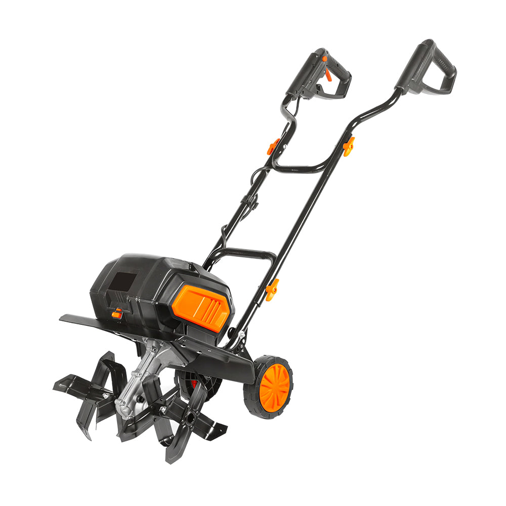 13.5A Electric Garden Tiller & Cultivator, 18" Width with Steel Tines