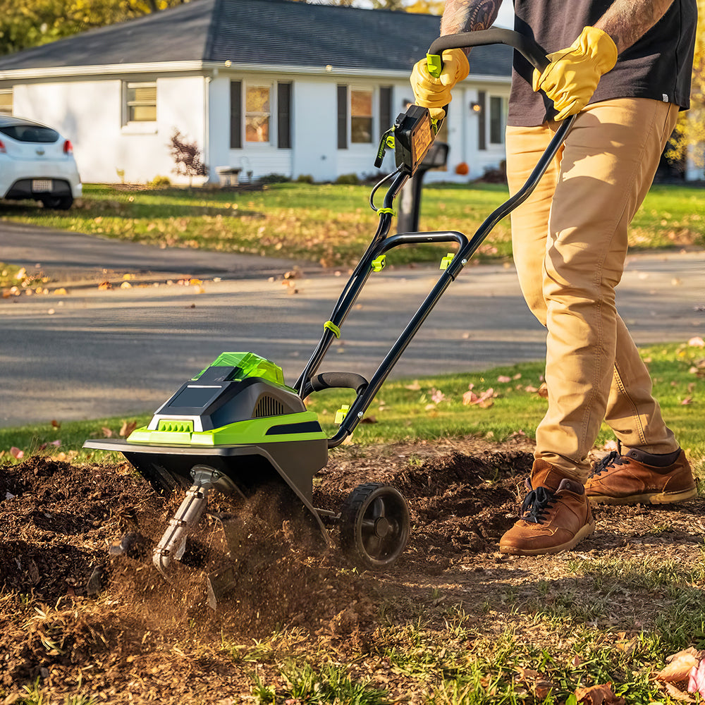 20V Cordless Garden Tiller TC70020IT, 7.5" Width with 2AH Battery