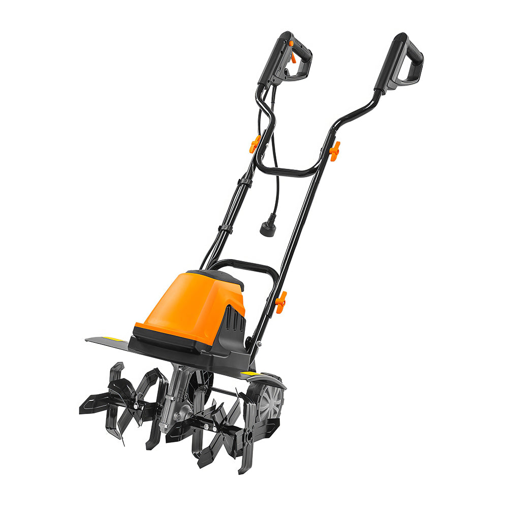 12-Amp Electric Tiller TE1016M, 16" Width, 9" Depth, 6 Steel Blades
