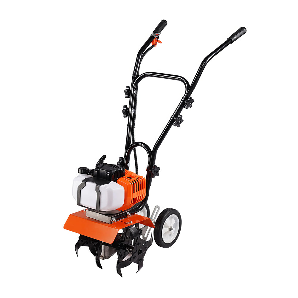 31CC 4-Stroke Gas Tiller Cultivator with 4 Adjustable Steel Tines