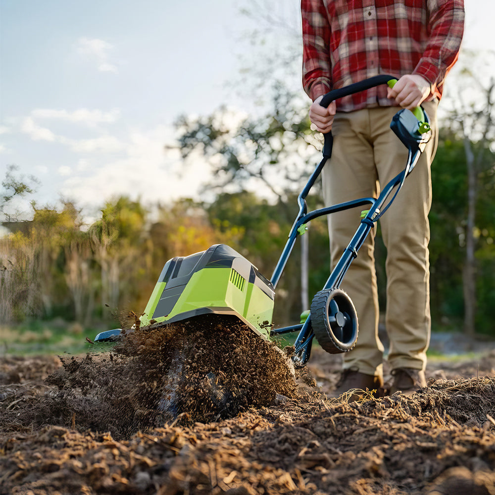 20V Cordless Garden Tiller TC70020IT, 7.5" Width with 2AH Battery