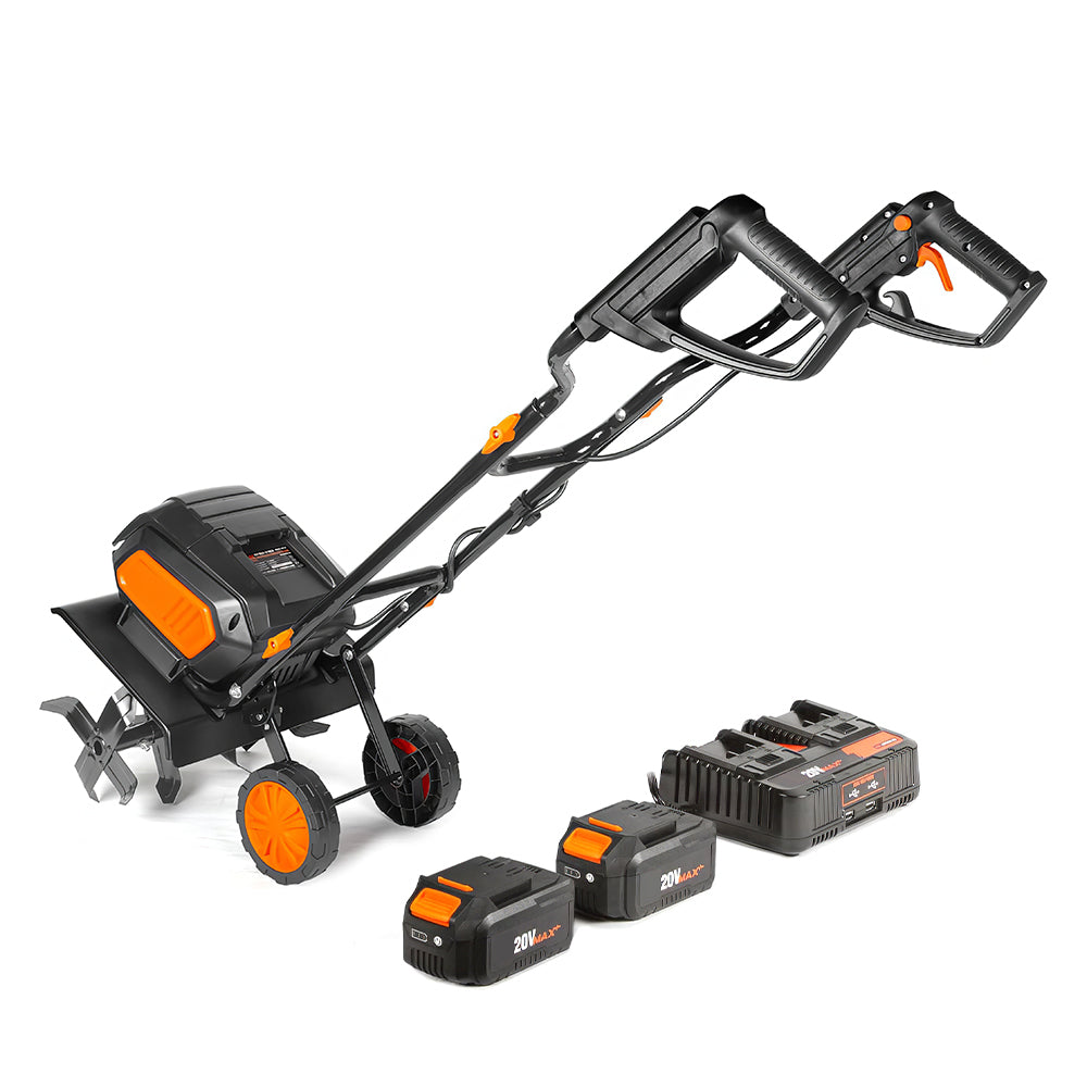 13.5A Electric Garden Tiller & Cultivator, 18" Width with Steel Tines