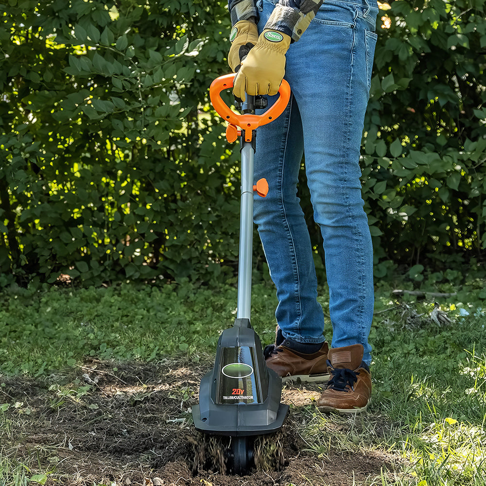 13.5A Electric Garden Tiller, 11–16" Adjustable Width Cultivator