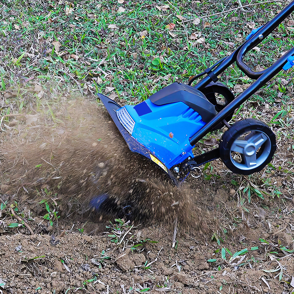 13.5A Electric Garden Tiller, 16" Wide Cultivator with 6 Steel Tines