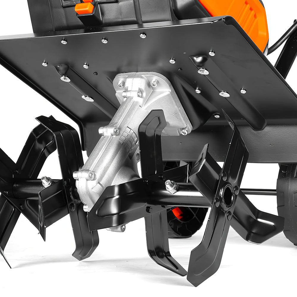 13.5A Electric Garden Tiller & Cultivator, 18" Width with Steel Tines